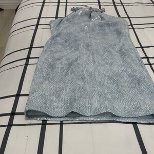 MICHAEL Michael Kors Strapless Dress in Light Blue